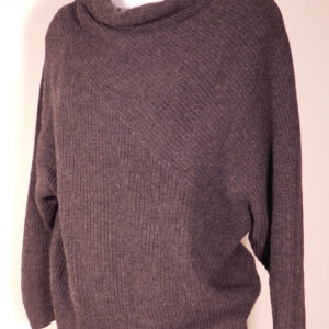 BROCHU WALKER Women's Gray Ribbed Wool Cashmere Sweater Sz S ($428)