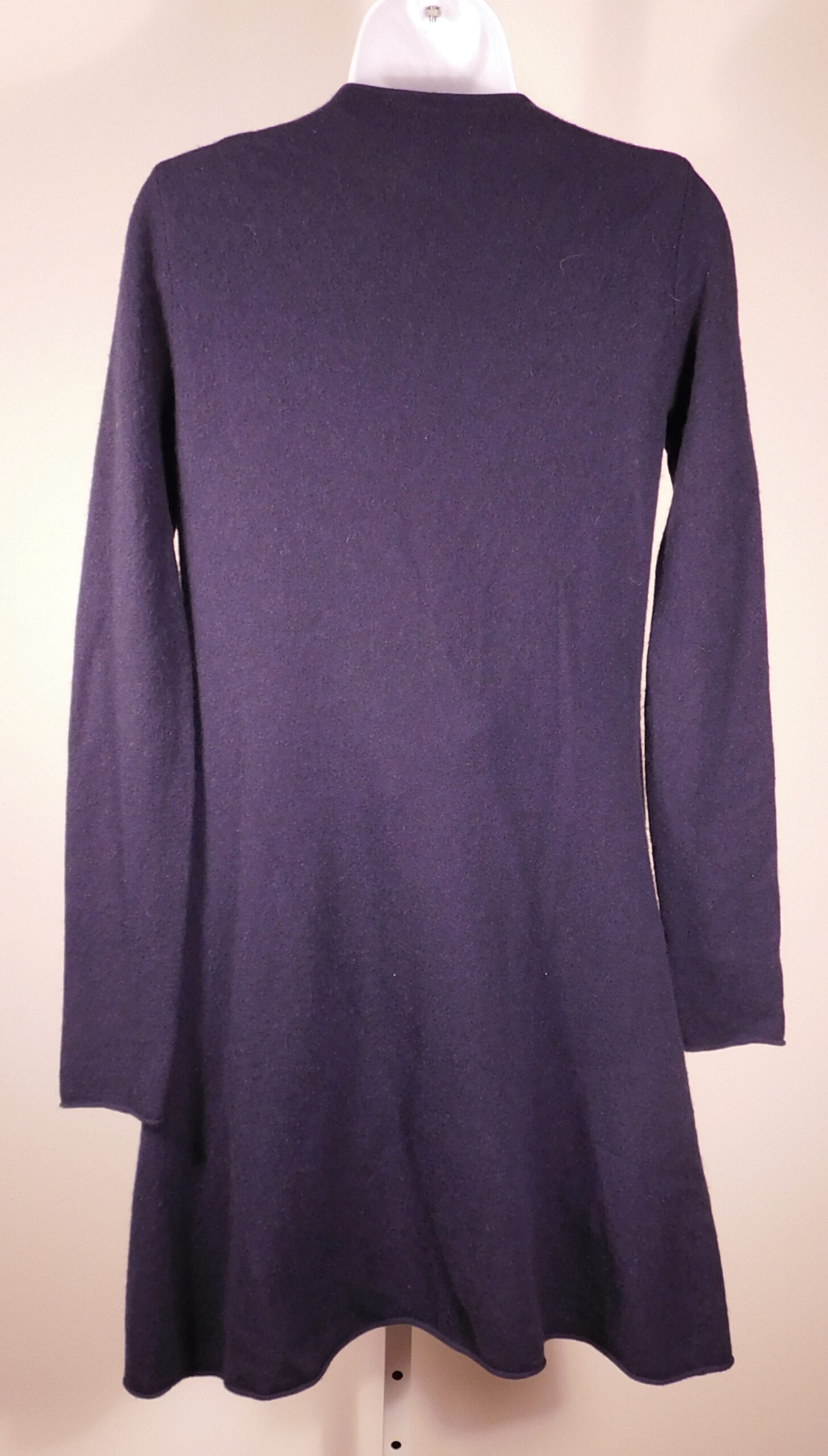CALYPSO ST BARTH Women's Blue Cashmere Drape Front Cardigan Sweater Sz XS - Image 5