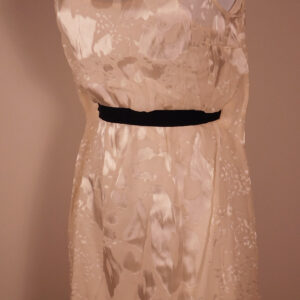 PATTERSON J KINCAID ORIGINALS Women's Ivory Overly Sleeveless Dress Sz XS