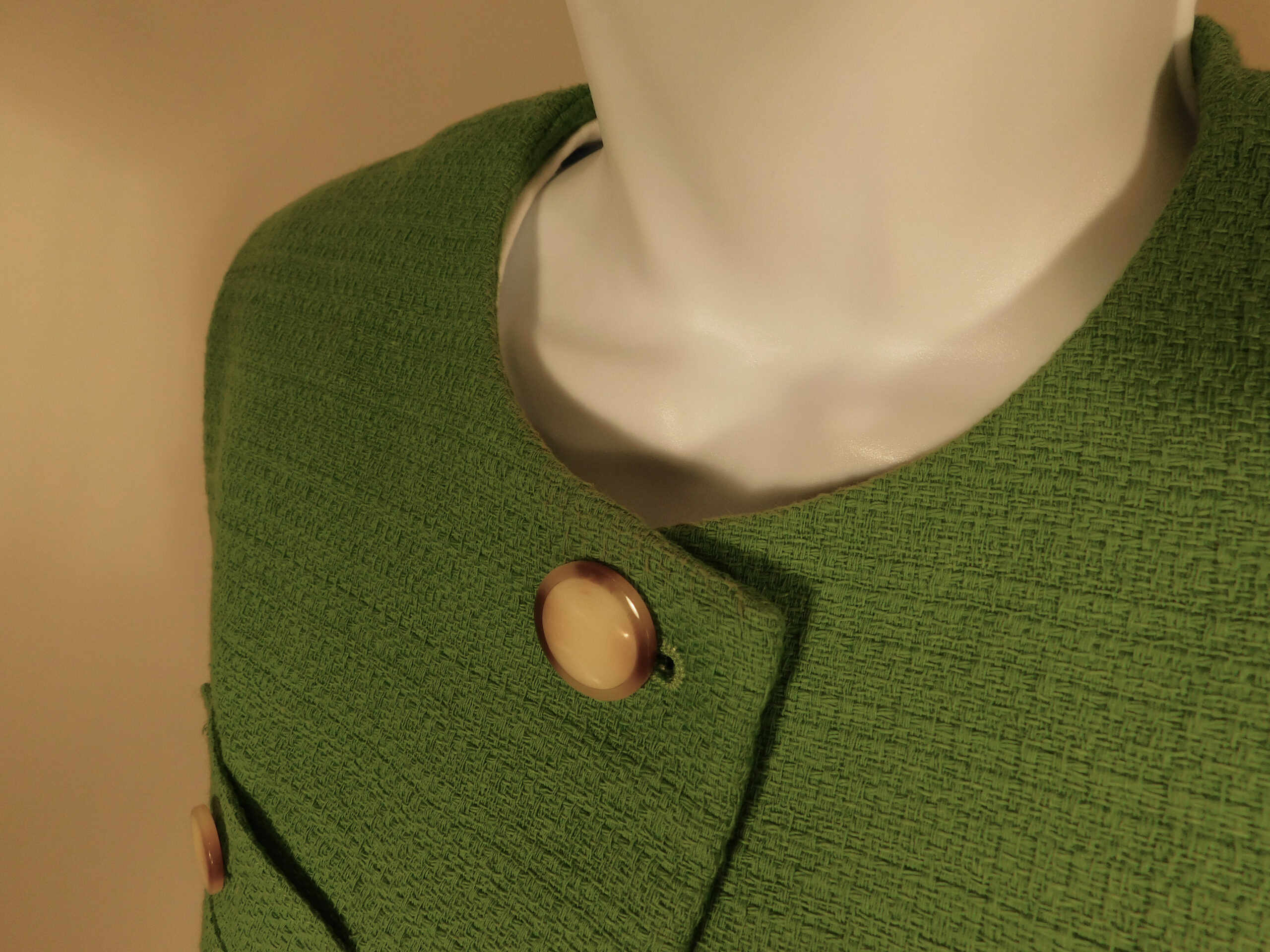 VERONICA BEARD Women's Green Tamara Tweed Suit Vest Sz 4 ($468) - Image 4
