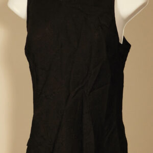 VERONICA BEARD NWT Women's Black Embossed Scoop Neck Sabrina Tank Silk Blouse Sz 4 ($298)