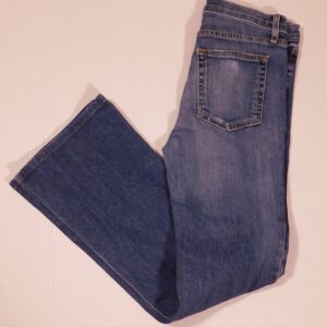 NILI LOTAN Women's Classic Wash 5 Pocket Mid-Rise Flare Cotton Stretch Celia Jean Sz 26 ($395)