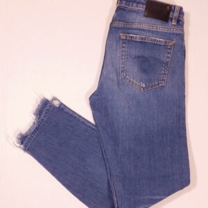 R13 Women's Medium Wash 5 Pocket Mid-Rise Boy Skinny Jean Sz 27 ($595)