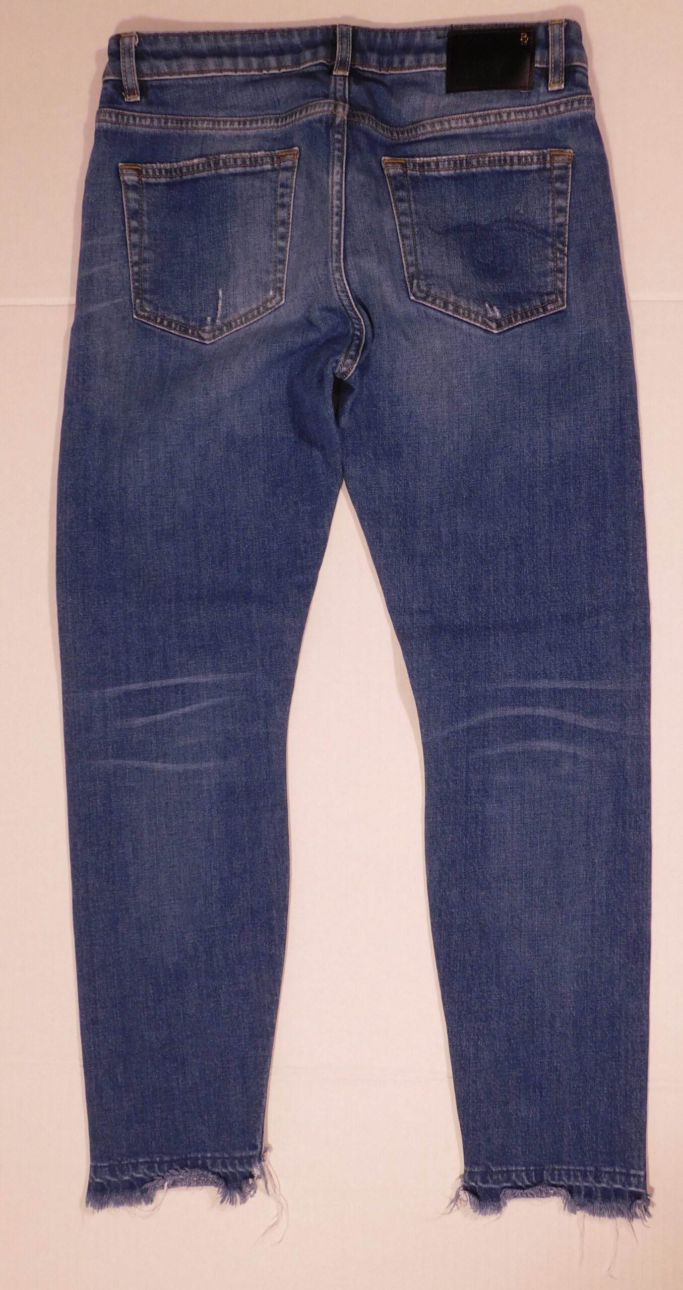 R13 Women's Medium Wash 5 Pocket Mid-Rise Boy Skinny Jean Sz 27 ($595) - Image 6
