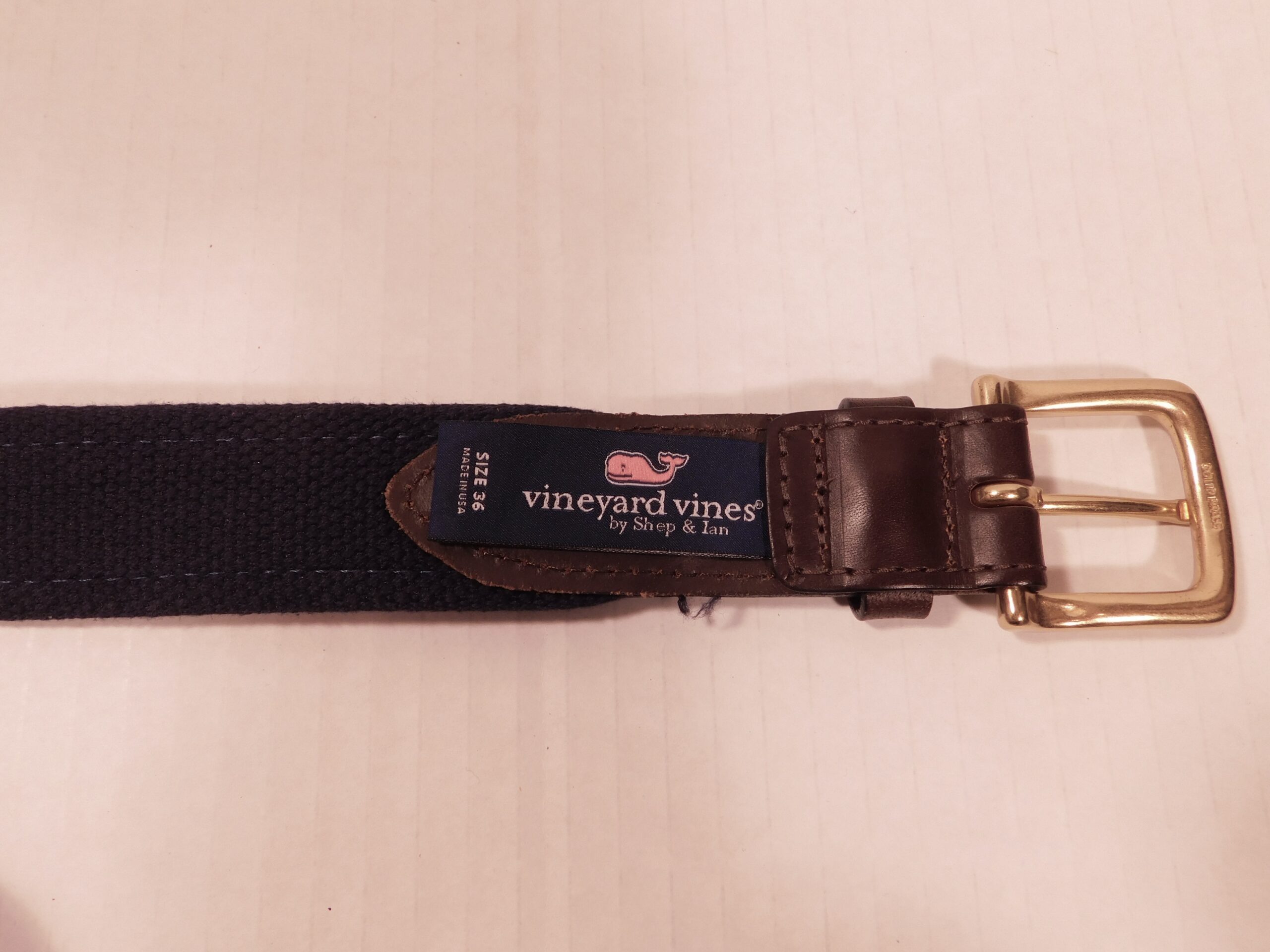 VINEYARD VINES Men's Blue Red Cape Cod Club Belt Sz 36 ($68) - Image 5