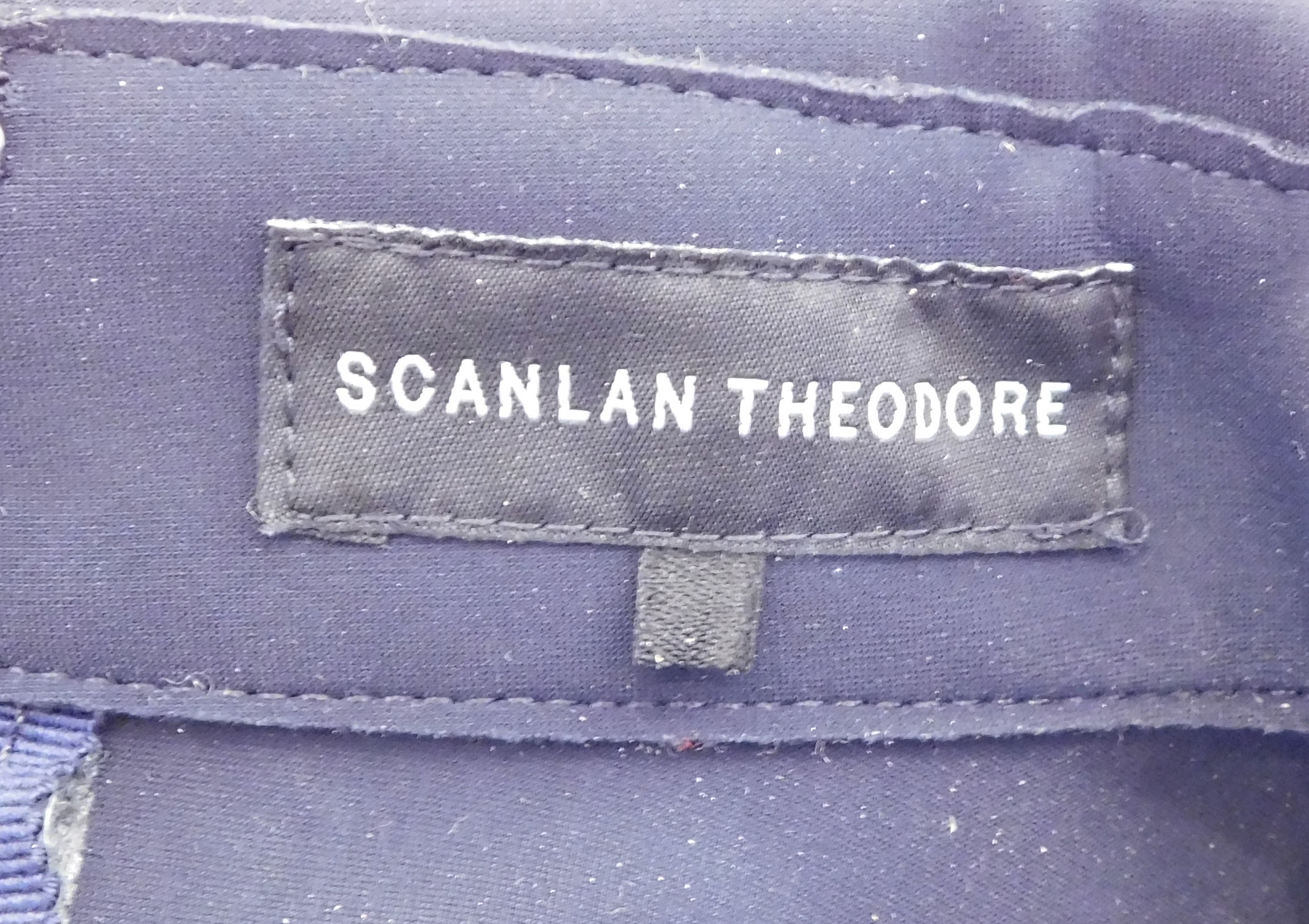 SCANLAN THEODORE Women's Midnight Blue Sleeveless Dress Sz M ($850) - Image 6