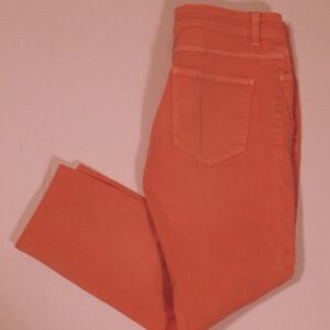 CLOSED Women's Coral Cotton Blend Flat Front Cropped Pant Sz 28 ($295)