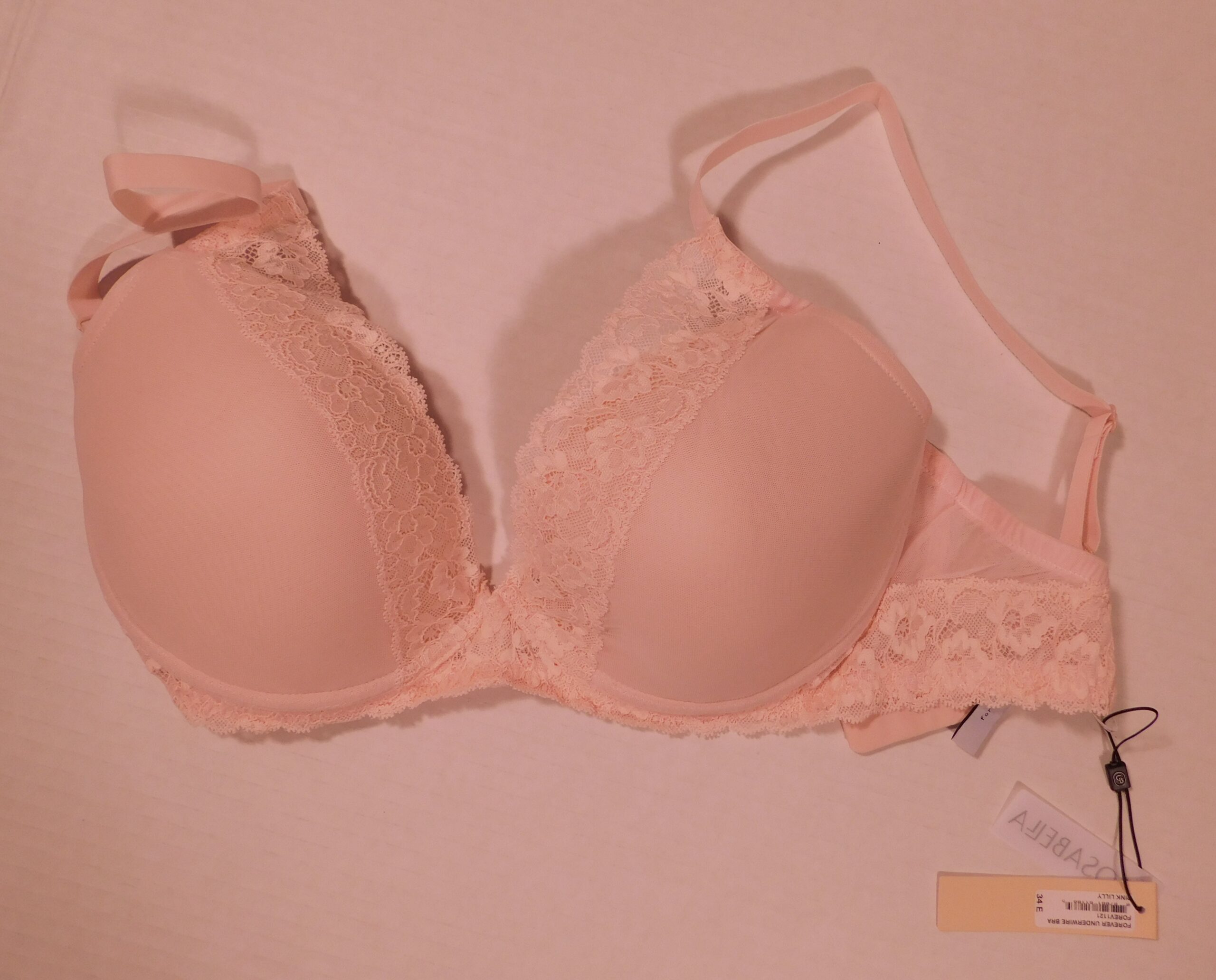 COSABELLA NWT Women's Pink Lilly Lace Forever Underwire Bra Sz 34E ($89)