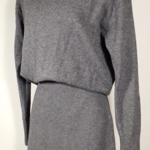 VERONICA BEARD Women's Gray Wool Cashmere Turtleneck Sweater Dress Sz XS ($670)