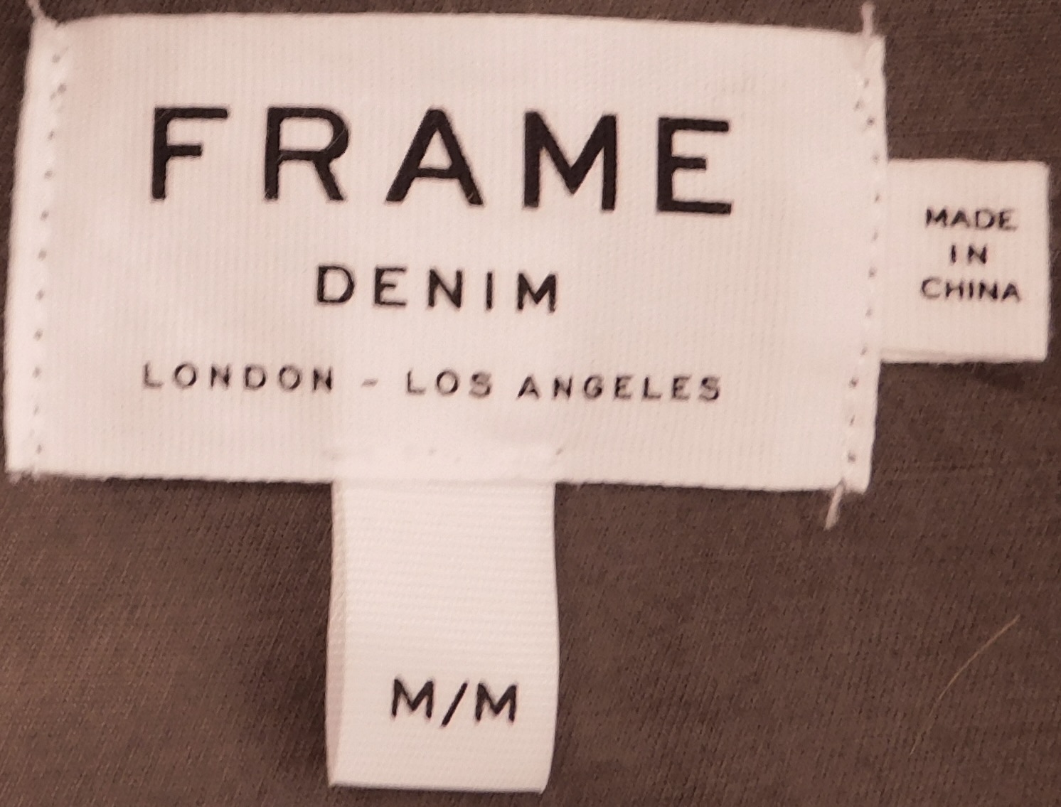 FRAME Women's Army Green Denim Button Front Peplum Jacket Sz M ($350) - Image 6