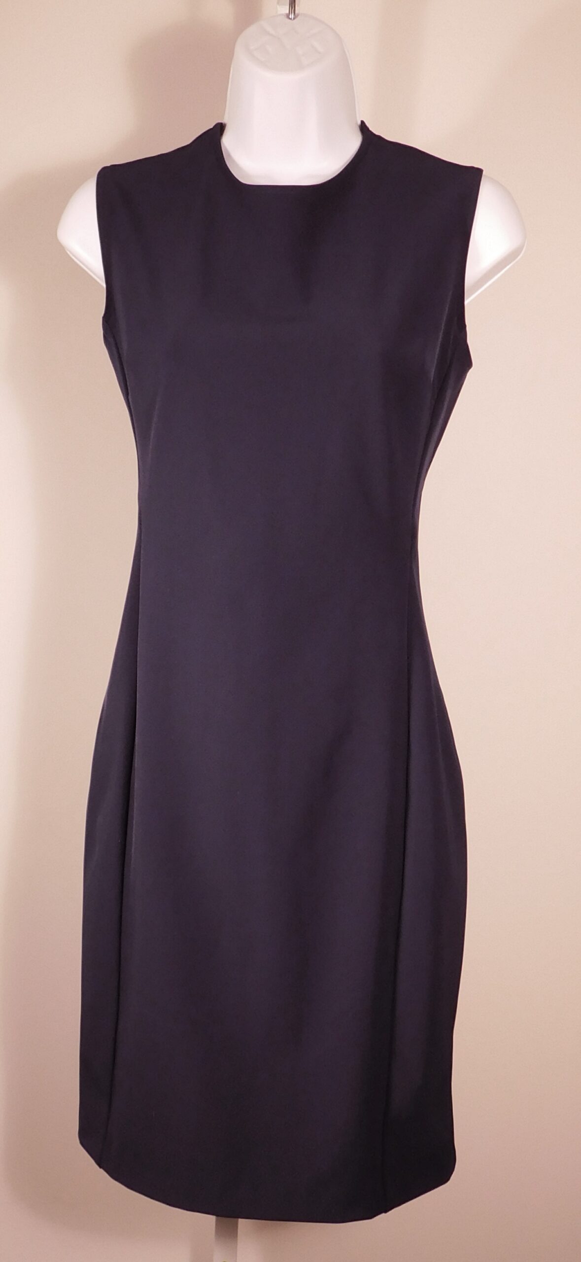 OF / MERCER Women's Blue Sleeveless Sheath Dress Sz 4 - Image 4