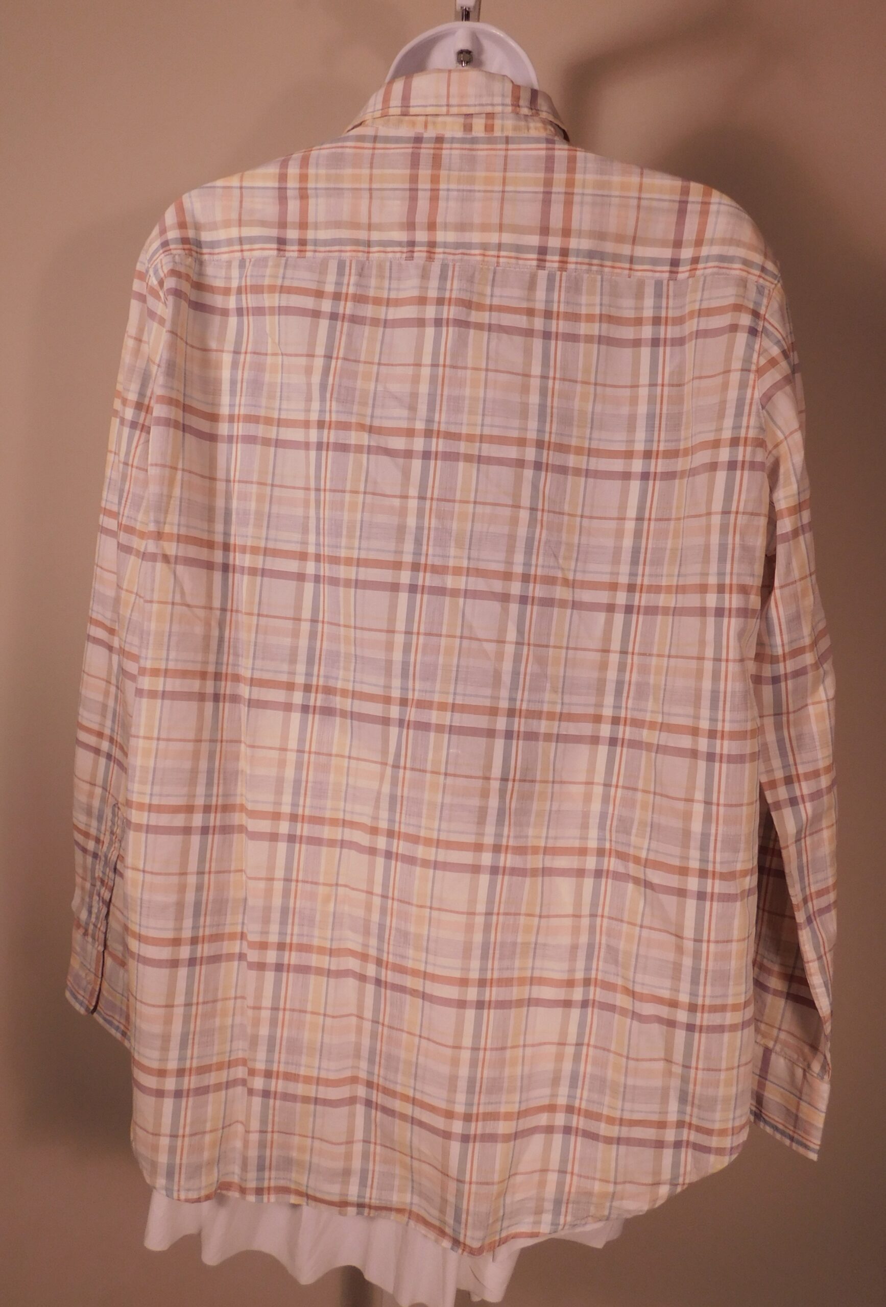 FRANK & EILEEN Women's Plaid Cotton Linen Button Front Long Sleeve Eileen Blouse Sz S ($258) - Image 4