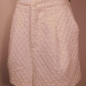 LPA THE LABEL NWT Women's White Woven Lella Shorts Sz M ($99)