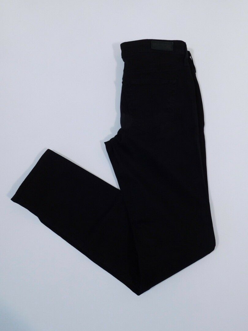 ADRIANO GOLDSCHMIED AG Black Brushed "The Stilt Cigarette Leg" Jean Sz 28R