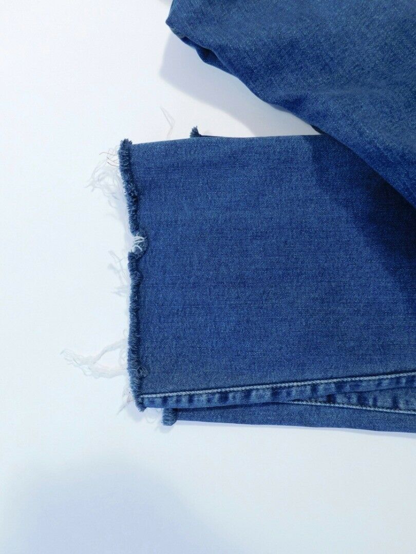 FRAME DENIM Women's Medium Wash "Le Crop Mini Boot" Jean Sz 28 - Image 9