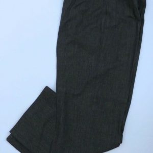 LINDA ALLARD FOR ELLEN TRACY Womens Gray Wool Stretch Flat Front Dress Pant Sz12