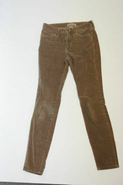 NINE WEST VINTAGE AMERICA COLLECTION Missy 5-pocket Skinny Corduroys Brown Sz 2 - Image 3