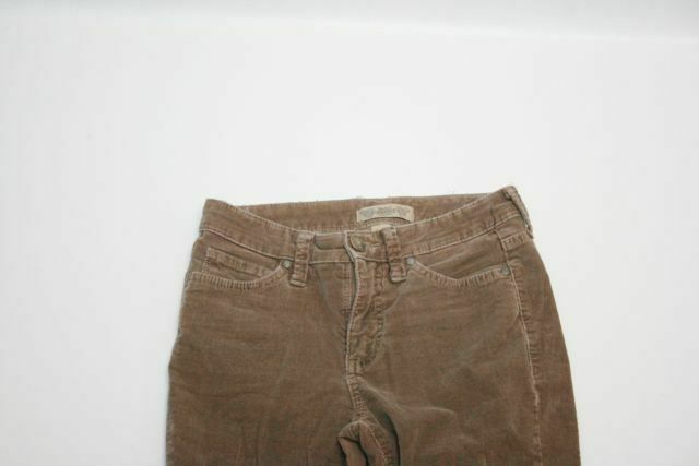 NINE WEST VINTAGE AMERICA COLLECTION Missy 5-pocket Skinny Corduroys Brown Sz 2 - Image 5