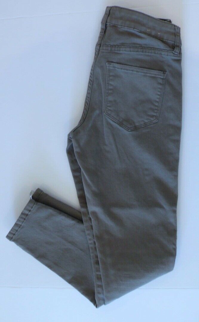 PAIGE Women's Gray Denim Skyline Skinny 5-Pocket Jeans Sz 26