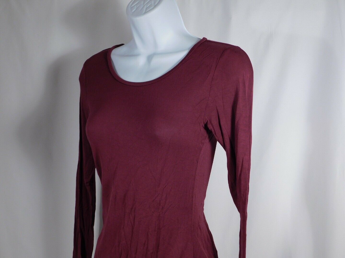 CALYPSO ST BARTH Mulberry Scoop Neck Long Sleeved T-Shirt Sz M - Image 4
