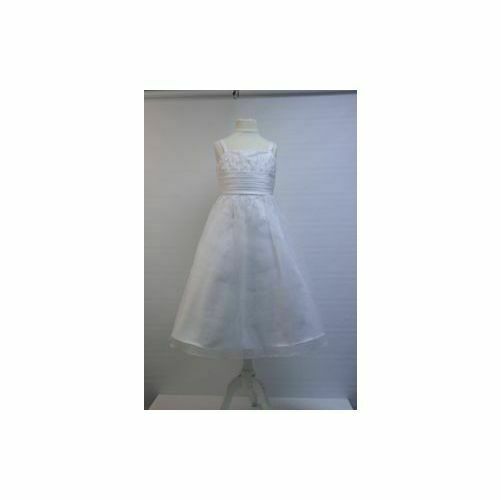 CHRISTIE HELENE NWT Beaded Sleeveless Communion Dress w/ Cropped Jacket Sz 6 - Image 5