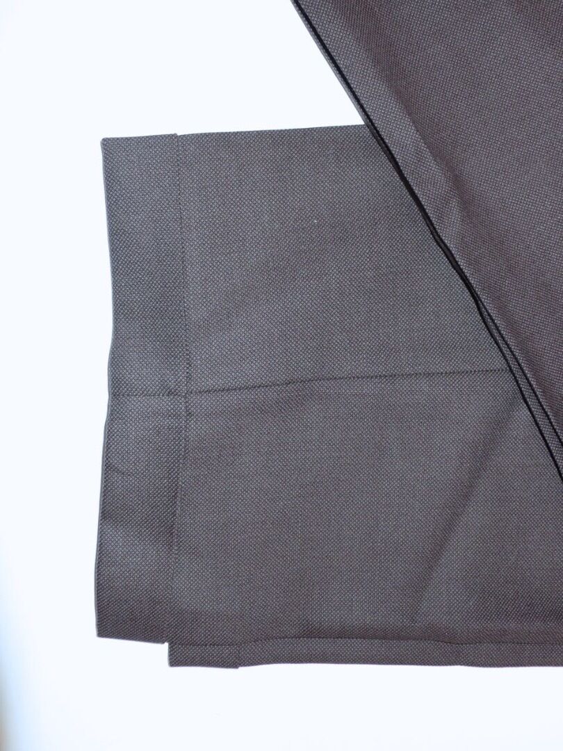 ENZO TOVAREH Brown Double Breasted Pleat Front Wool Suit Sz 42 - Image 13