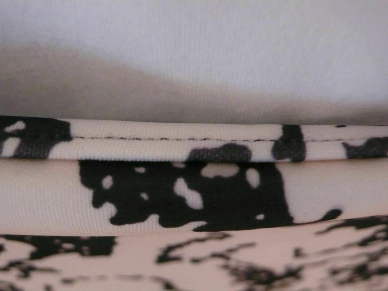 KARINA GRIMALDI NWT Women's Brown White Floral Linnet Scuba Skirt Sz L - Image 6