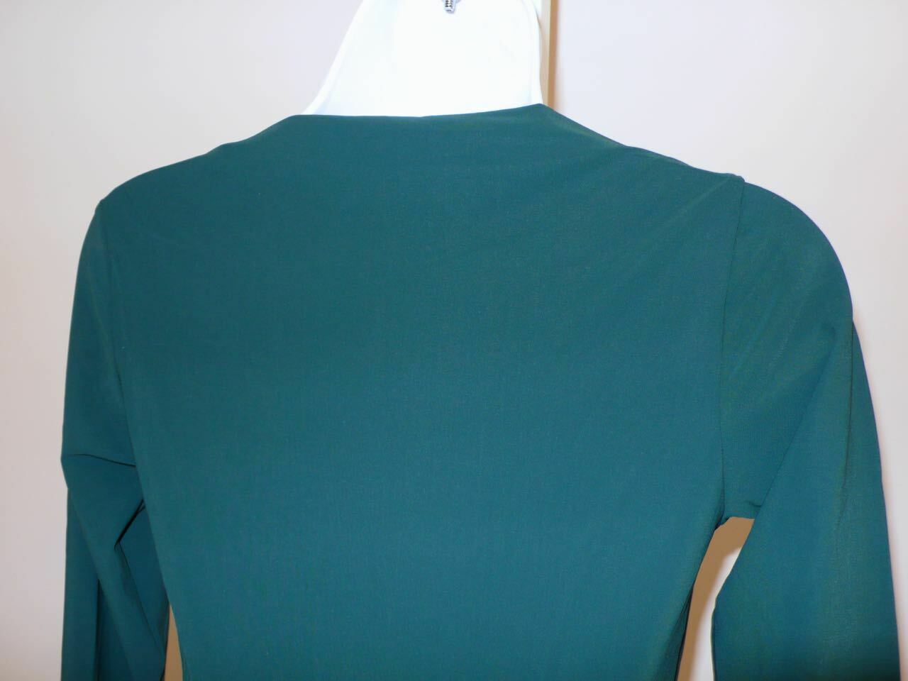 LA PETITE ROBE DI CHIARA BONI Green 3/4 Sleeve Flare Skirt Sheath Dress Sz 42 - Image 7