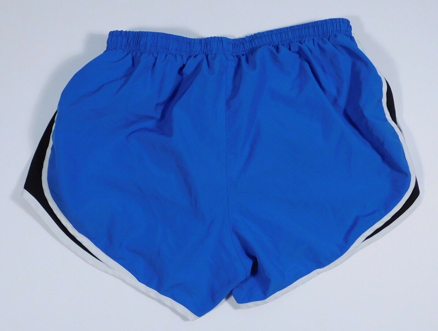 NIKE Women's Dri-Fit Blue White Trim Black Accent Running Short Sz M - Image 4