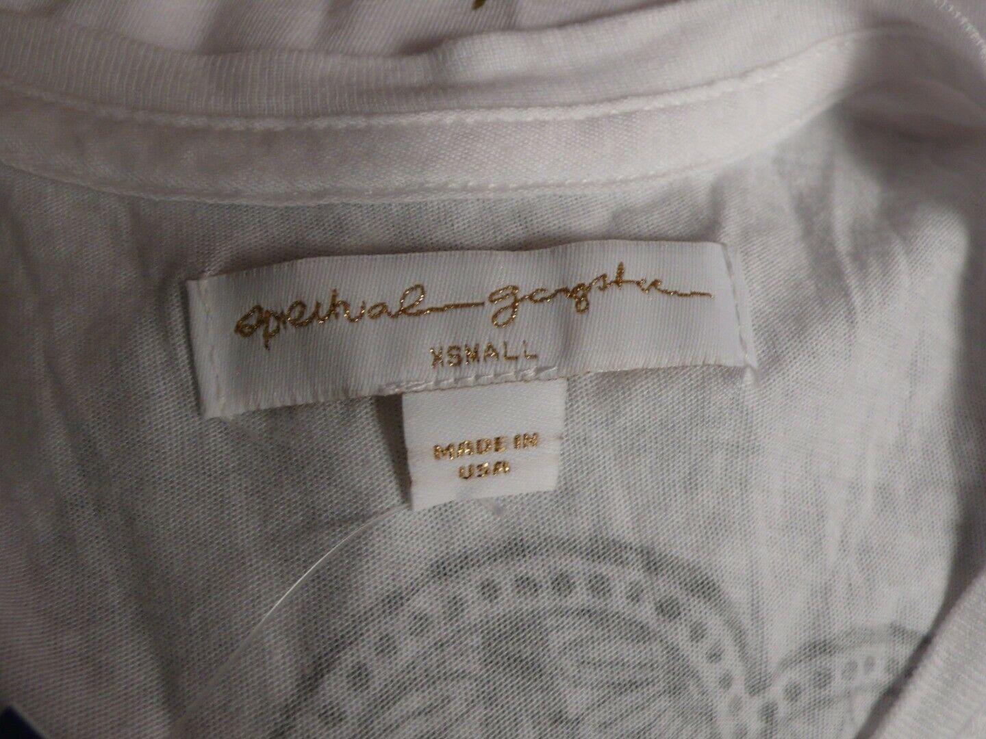 SPIRITUAL GANGSTER NWOT Womens White The Hand Of Fatima Sleeveless T-Shirt Sz XS - Image 8