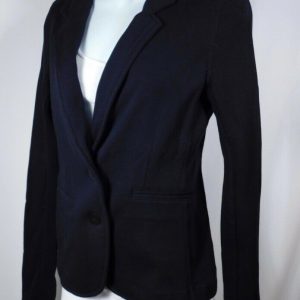 T BY ALEXANDER WANG Womens Black Notch Collar Single Breasted Blazer Jacket SzXS
