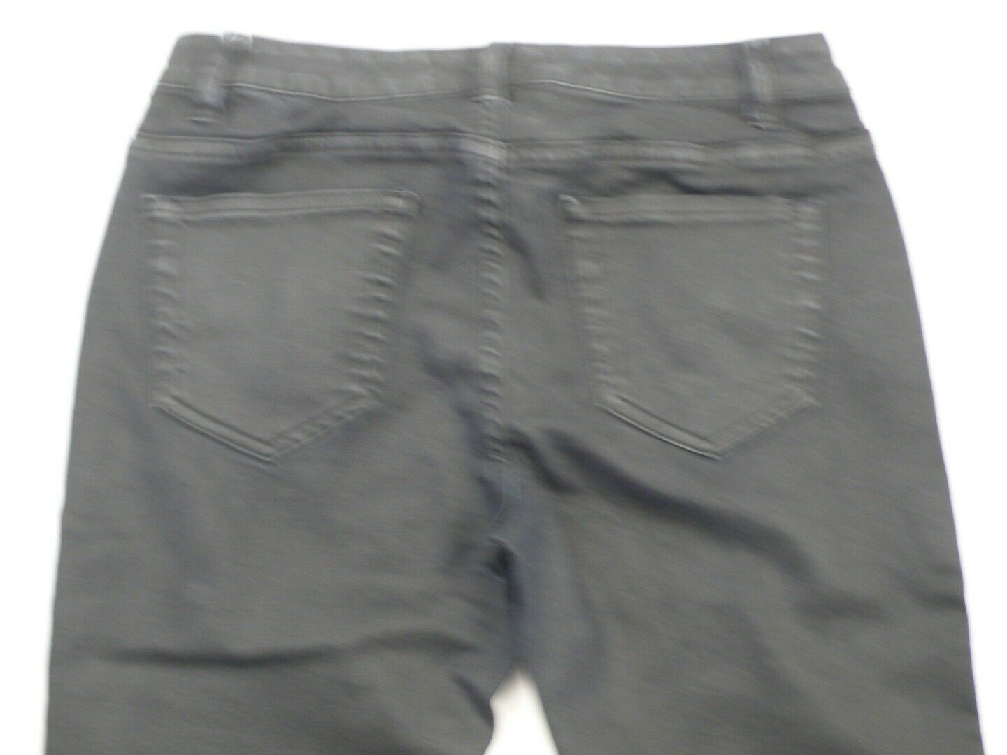 AUTHENTIC MICHAEL KORS Women's Black Wash Zipper Pocket Stretch Jean Sz 4 - Image 8