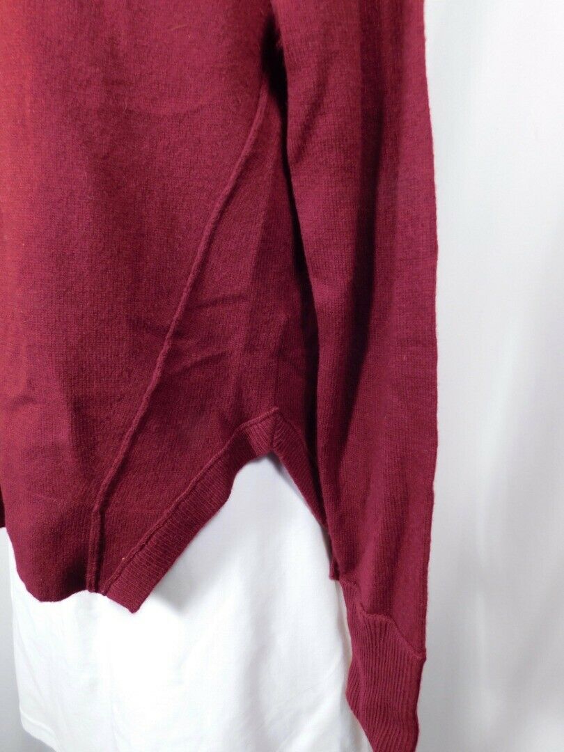 J BRAND NWT Women's Sangria Red Scoop Neck Cashmere Sweater Sz S ($310) - Image 5