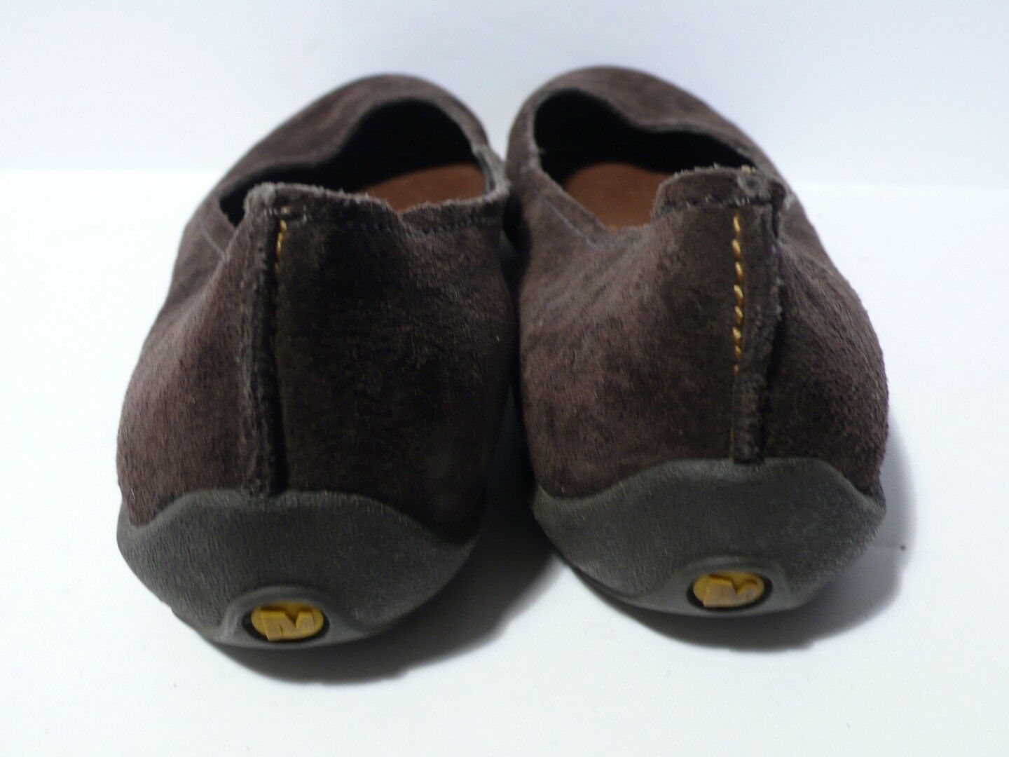 MERRELL Women's Brown Suede Slip On Round Toe Ballet Flats Shoe Sz 9 - Image 7