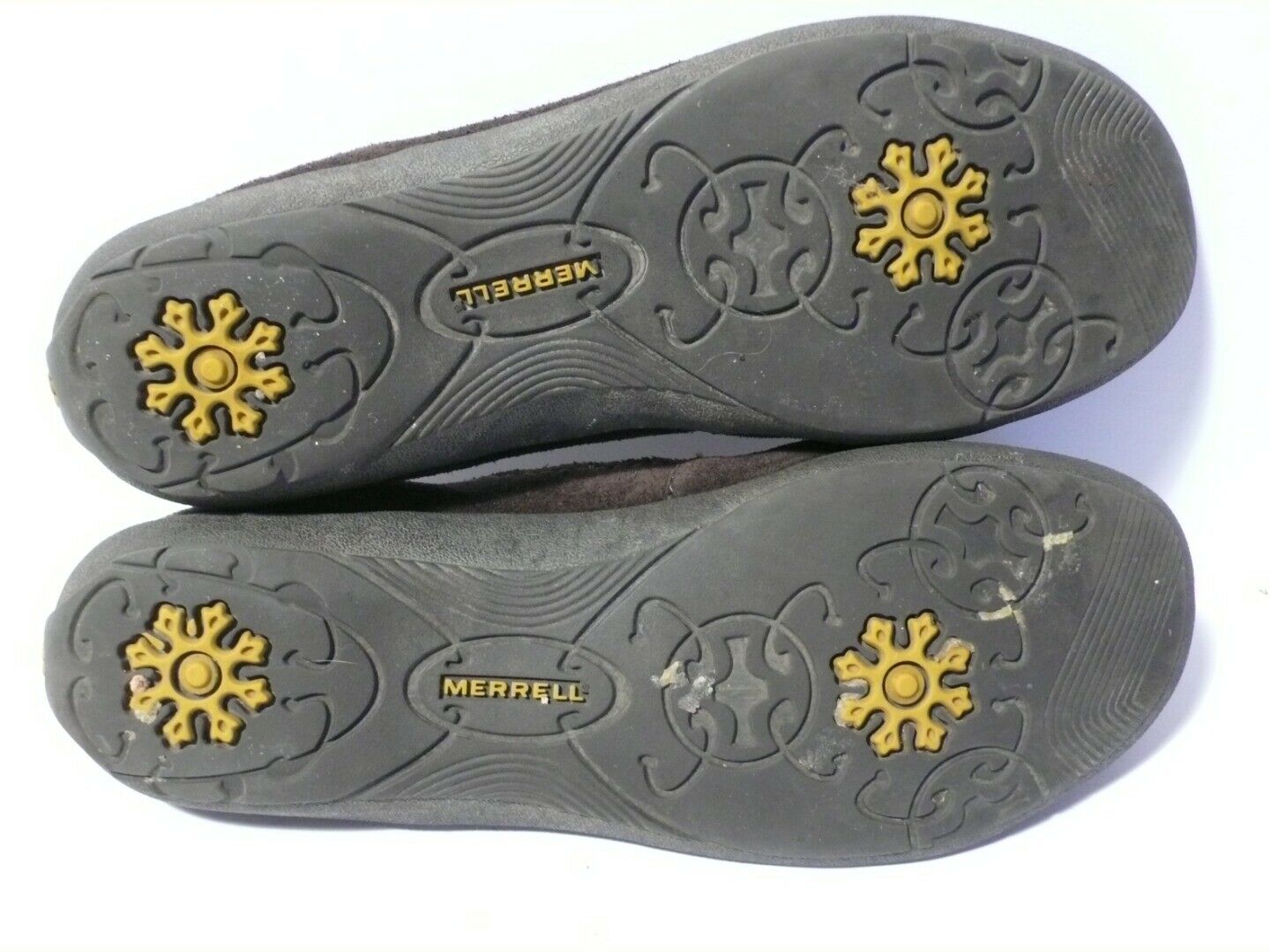 MERRELL Women's Brown Suede Slip On Round Toe Ballet Flats Shoe Sz 9 - Image 10