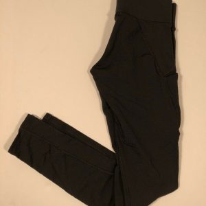 MICHI Woman's Black Contrasting Netting Legging Pant Sz S/P