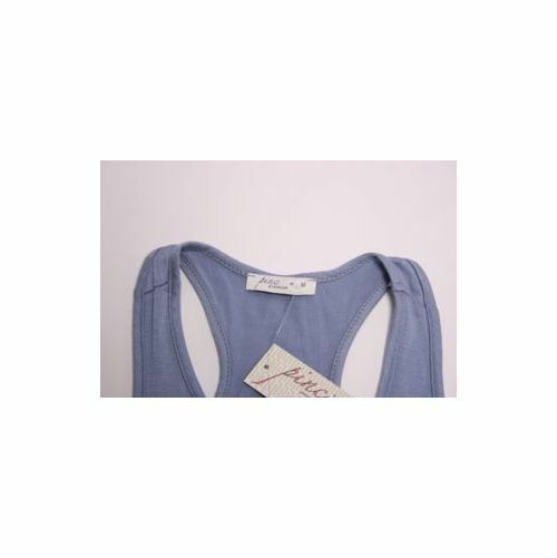 PINC PREMIUM NWT Slate Blue, Gray & White Striped Girls Jersey Tank Dress Sz M - Image 7