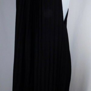 SEE BY CHLOE Black W Blue Grosgrain Ribbon Trim & Ties Sleeveless Dress Sz 4