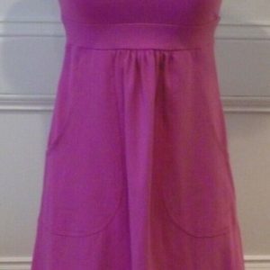 SUSANA MONACO Womens Fuchsia Pink Jersey Knit Empire Waist Strapless Dress Sz XS