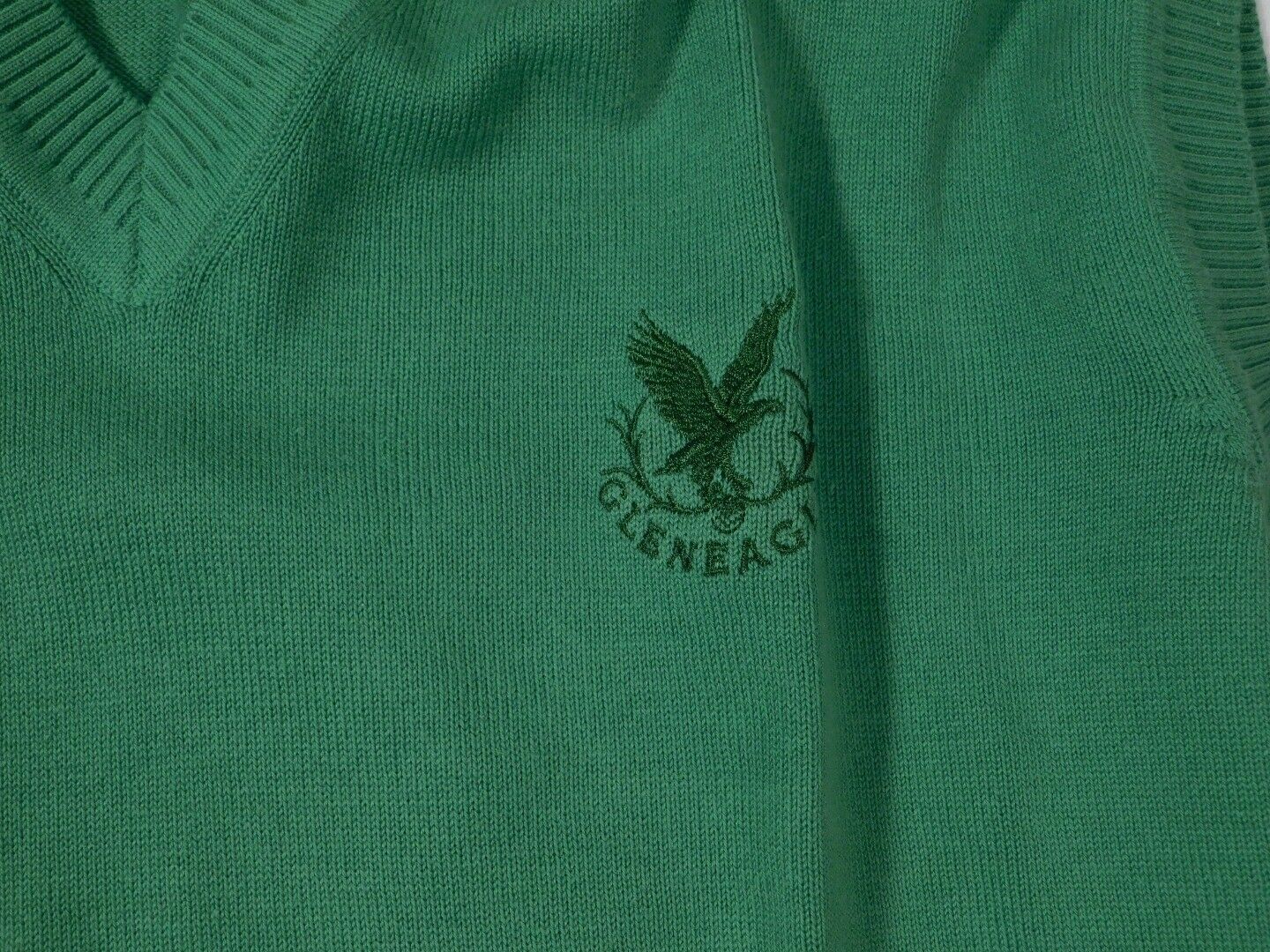 BOBBY JONES NWT Mens Spearmint Green Cotton Gleneagles V-Neck Sweater Vest Sz XL - Image 4