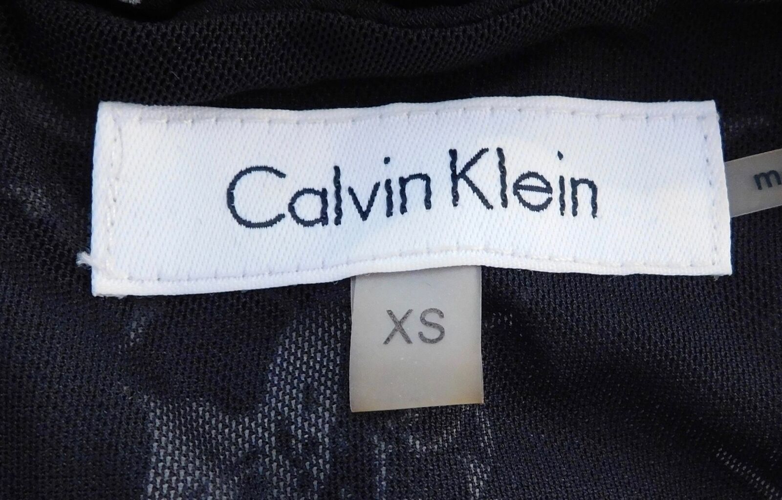CALVIN KLEIN Women's Black & Ivory Sleeveless Scoop Neck Jumpsuit Sz XS - Image 7
