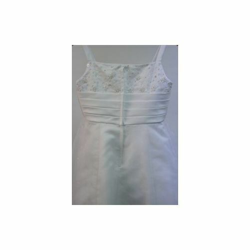 CHRISTIE HELENE NWT Beaded Sleeveless Satin/Organza Communion Dress w/Jacket Sz7 - Image 10