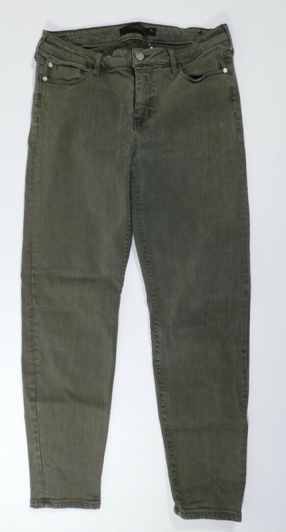 LIVERPOOL LOS ANGELES Women's Sicilian Olive Cotton Stretch The Crop Jean Sz 10 - Image 3