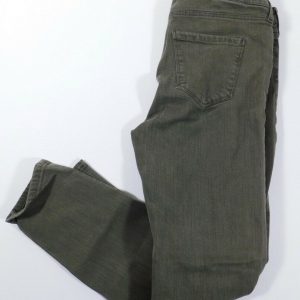 LIVERPOOL LOS ANGELES Women's Sicilian Olive Cotton Stretch The Crop Jean Sz 10