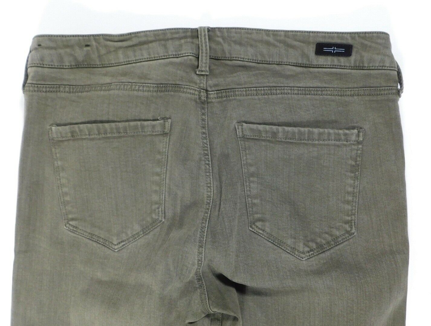 LIVERPOOL LOS ANGELES Women's Sicilian Olive Cotton Stretch The Crop Jean Sz 10 - Image 7