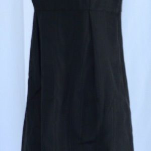 MILLY Women's Black Textured Sleeveless Empire Waist Dress Sz 4