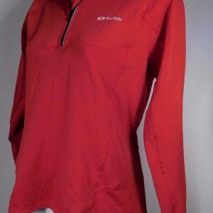 SUGOI Women's Red Fleece Lined Mid Zero Zip Top Sz S/P