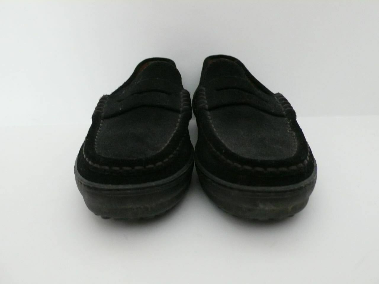 TOD'S Women's Black Suede Loafer Shoe Sz 6.5 - Image 5