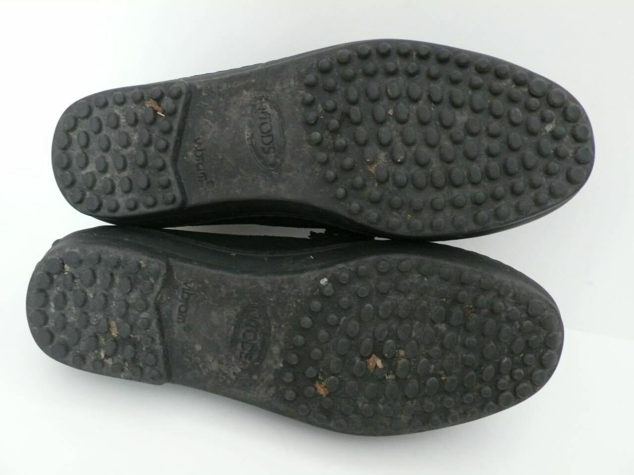 TOD'S Women's Black Suede Loafer Shoe Sz 6.5 - Image 8