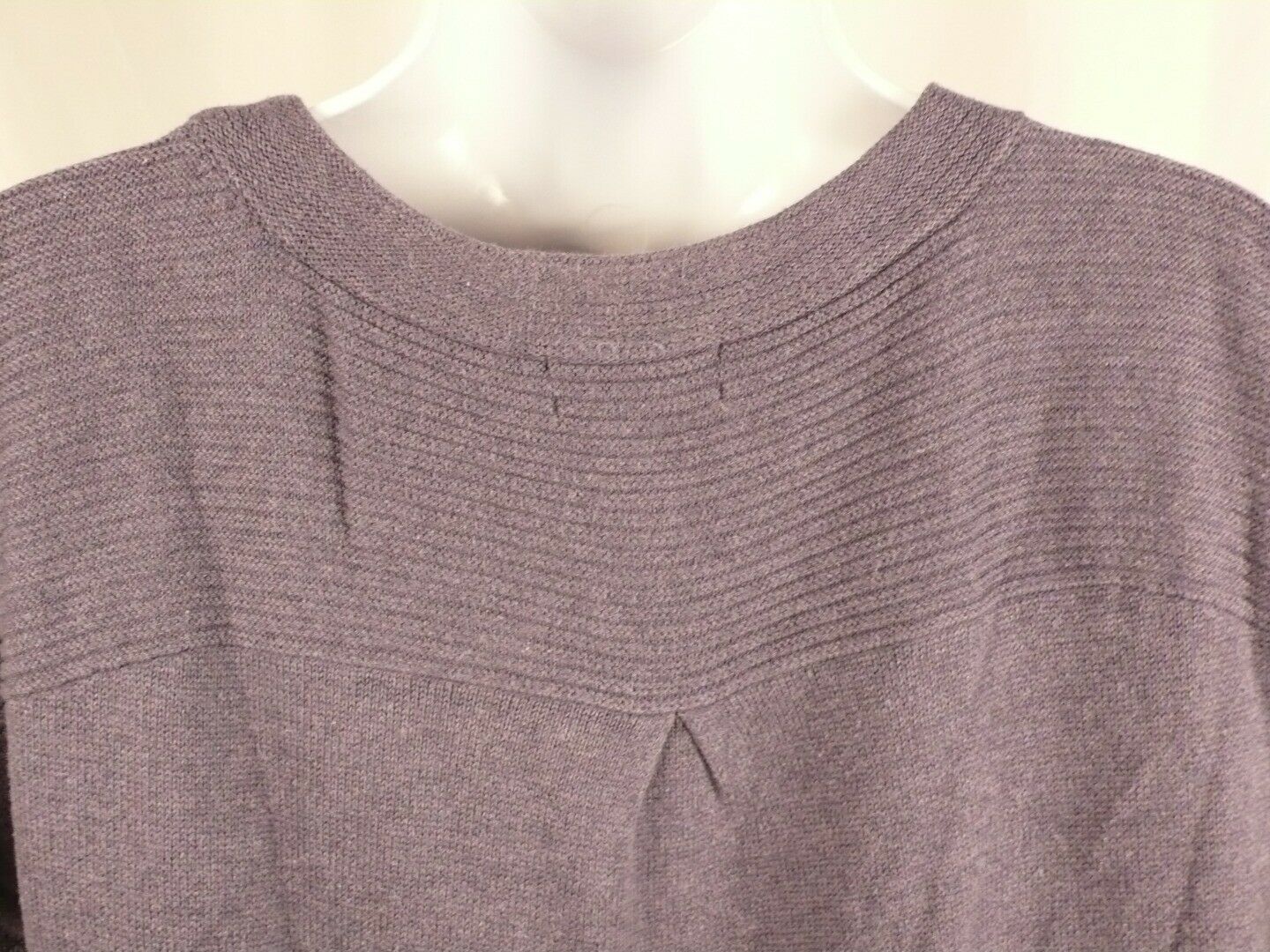 AMBER SUN COLLECTION Womens Blue Soft Cotton Blend Cap Sleeve Sweater Dress Sz M - Image 4